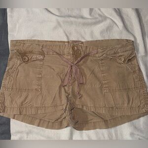 Paris Blues Tan Women's Cargo Shorts
